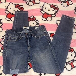 Levi's Blue Skinny Jeans with Stretch and Tapered Fit